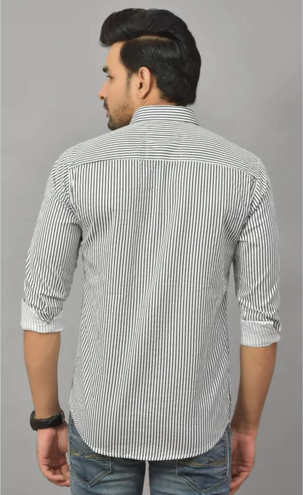 MEN COTTON BLEND PRINTED SHIRT | REGULAR FIT FULL SLEEVE CASUAL & OFFICE WEAR SHIRT FOR MEN | GREEN STYLIST PARTY WEAR SHIRT