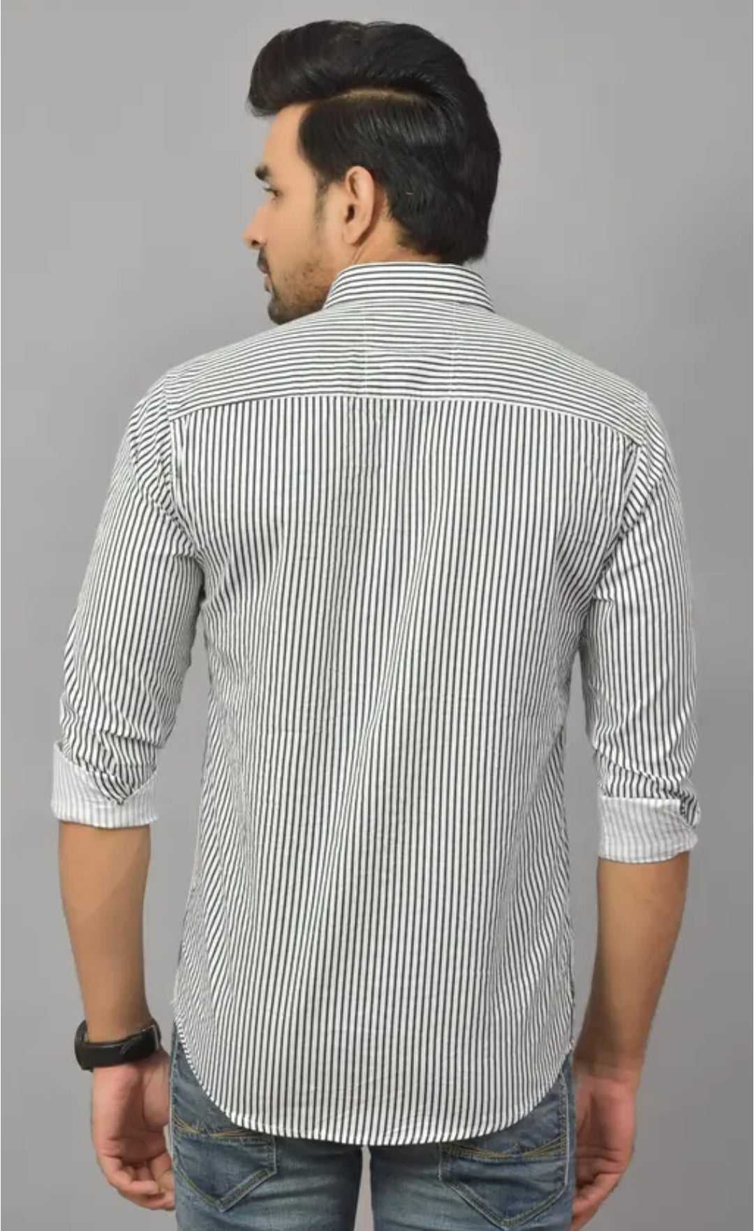 MEN COTTON BLEND PRINTED SHIRT | REGULAR FIT FULL SLEEVE CASUAL & OFFICE WEAR SHIRT FOR MEN | GREEN STYLIST PARTY WEAR SHIRT