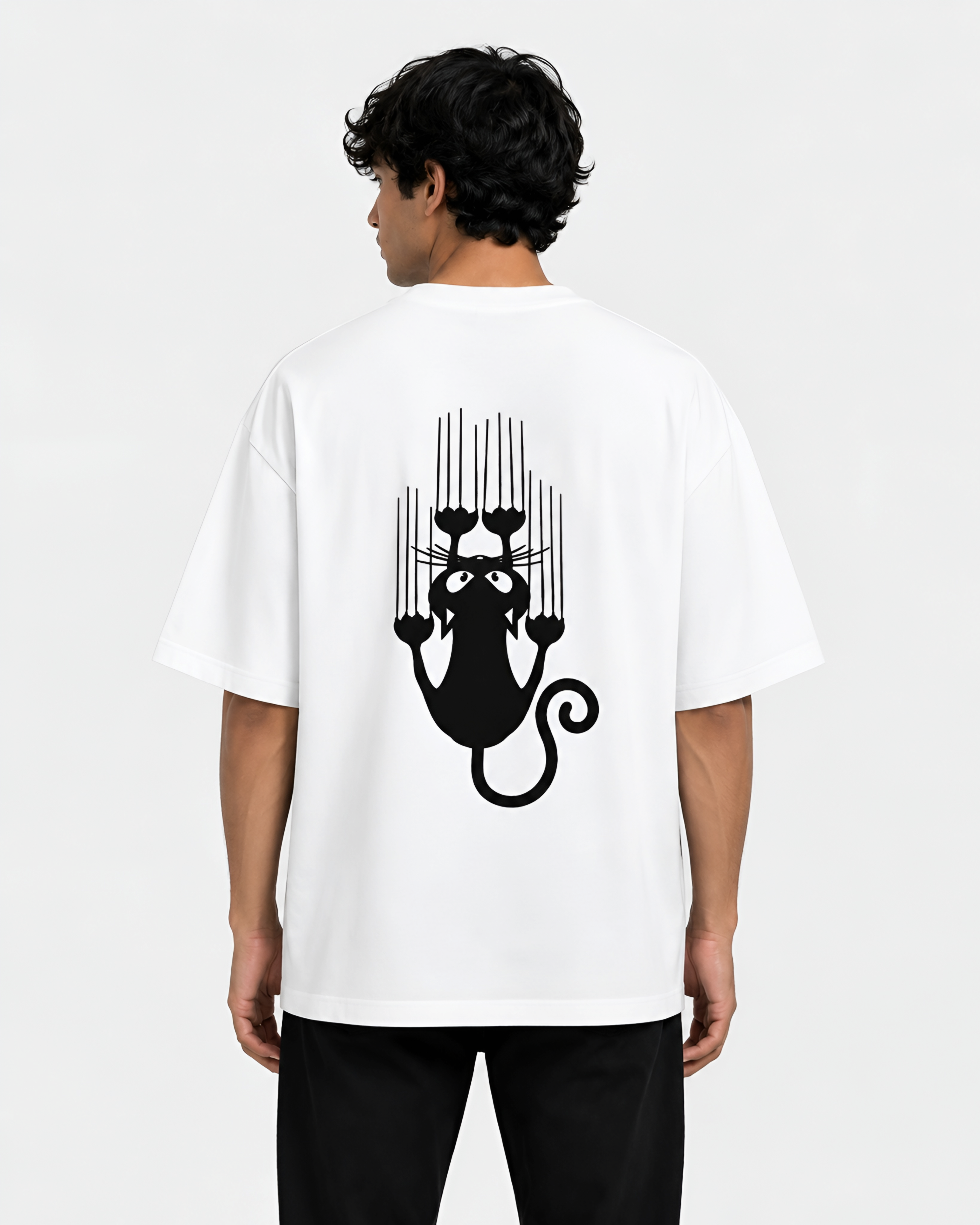 CAT Graphic Unisex Oversized Standard T-Shirt