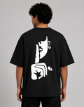 Keep Quiet Graphic Unisex Oversized Standard T-Shirt