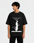 SAMURAI GRAPHIC PRINTED Unisex Oversized Standard T-Shirt