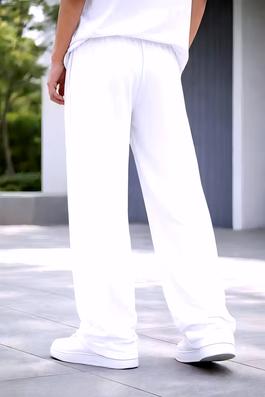 Men Solid Lounge Pants | Comfortable Loose Fit Track Pants | Soft Fabric Casual Trousers for Daily & Home Wear
